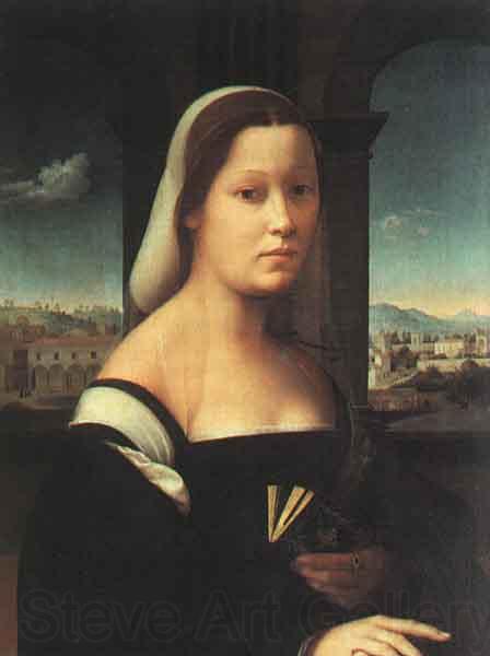 BUGIARDINI, Giuliano Portrait of a Woman France oil painting art